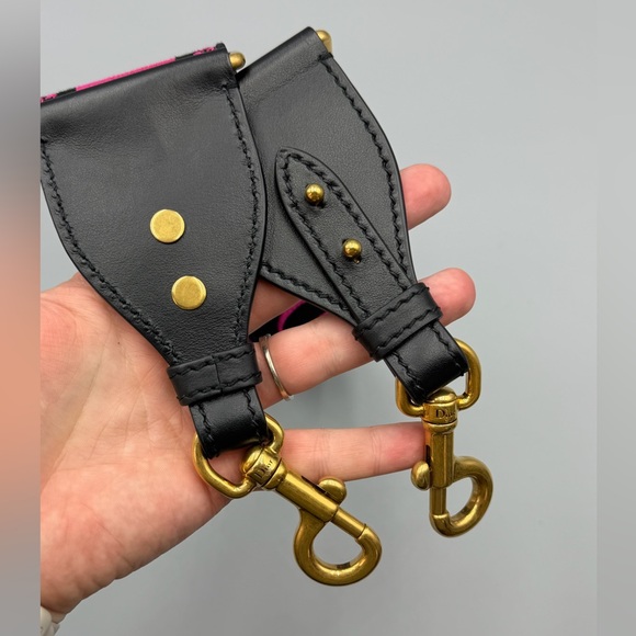 Dior Shoulder Guitar Strap Black/Pink/Blue - Picture 3 of 6